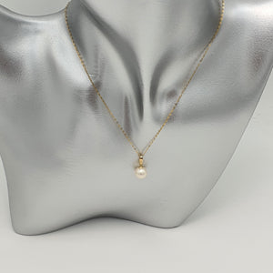 Saltwater Cultured Pearl Necklace, 18k Yellow Gold