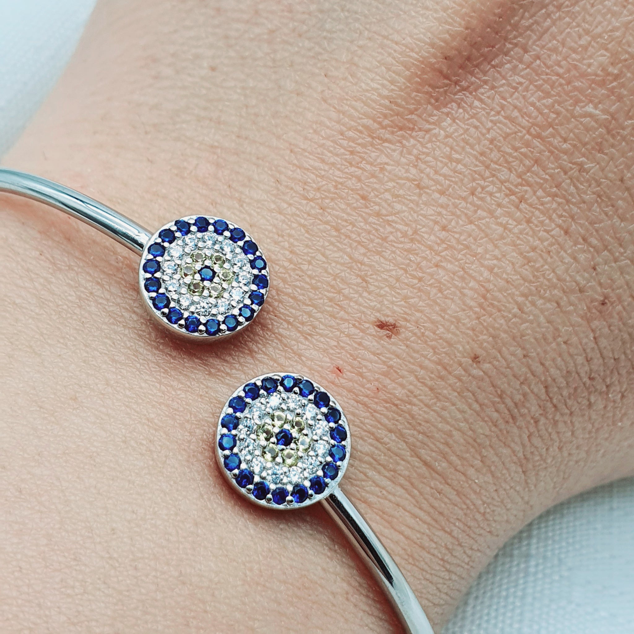 Evil eye hot sale bangle bracelet