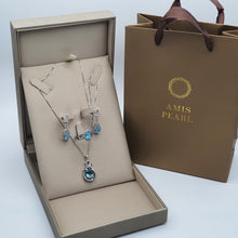 Load image into Gallery viewer, Sky Blue Topaz Jewellery Set, Sterling Silver
