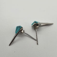 Load image into Gallery viewer, Turquoise Stud Earrings, Sterling Silver
