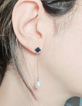 Load image into Gallery viewer, Freshwater Pearl Drop Earring, Sterling Silver
