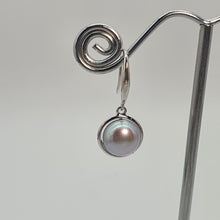 Load image into Gallery viewer, Multicoloured Freshwater Pearl Hook Earrings, Sterling Silver
