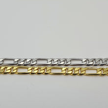 Load image into Gallery viewer, Figaro Chain Bracelet, Sterling Silver
