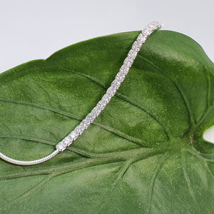 Tennis Bracelet, Sterling Silver