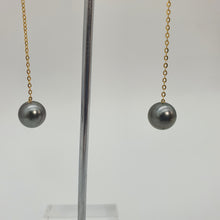 Load image into Gallery viewer, French Tahitian Saltwater Pearl Jewellery Set, 18k Yellow Gold
