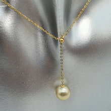 Load image into Gallery viewer, Golden SouthSea Pearl Slider Necklace, 18K Yellow Gold
