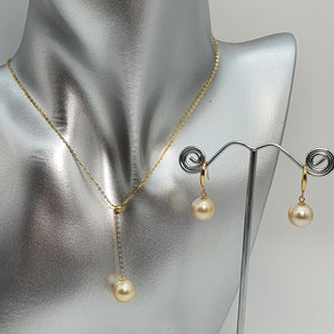 South Sea Cultured Pearl jewellery Set, 18k Yellow Gold