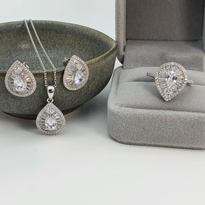 Bridal Jewellery Set, Sterling silver