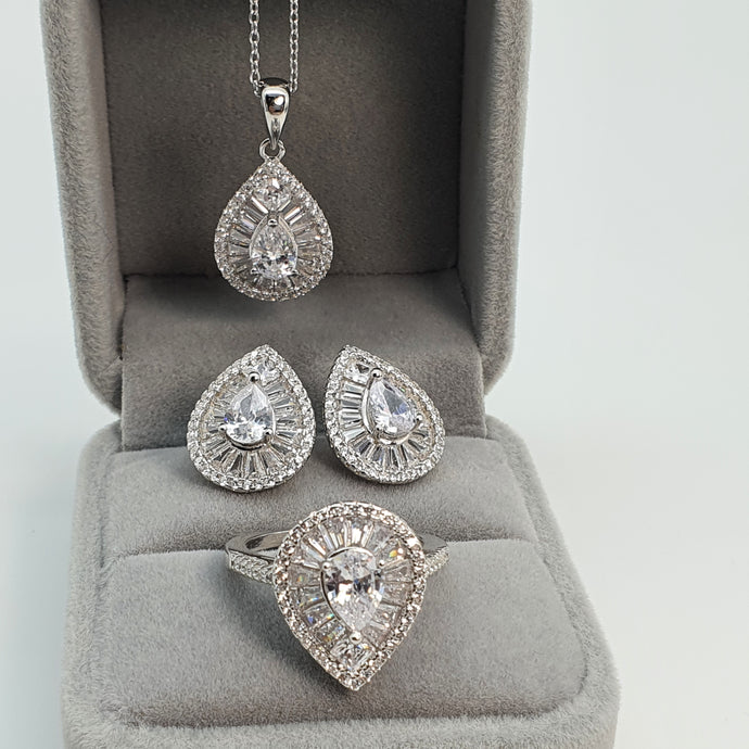 Bridal Jewellery Set, Sterling silver