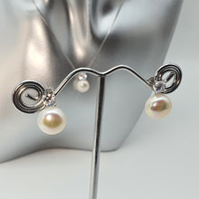 Load image into Gallery viewer, Freshwater Cultured Pearl Queen Set, Sterling silver
